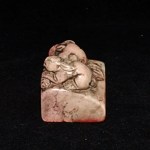 Antiker Stempel / seal Shou Shan Stein 2 Hasen